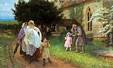 Philip Richard Morris The Christening Party painting